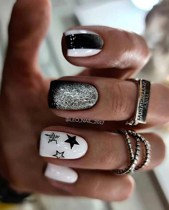 Belle manucure oeil de chat