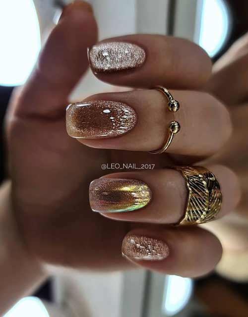 Conception d'ongles en œil de chat