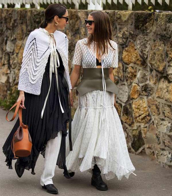 Style de queue de cheval à la mode