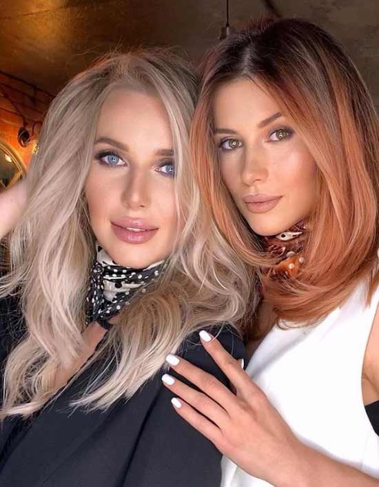 Couleur de cheveux à la mode - naturel