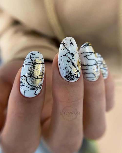 Actualité photo de manucure en marbre