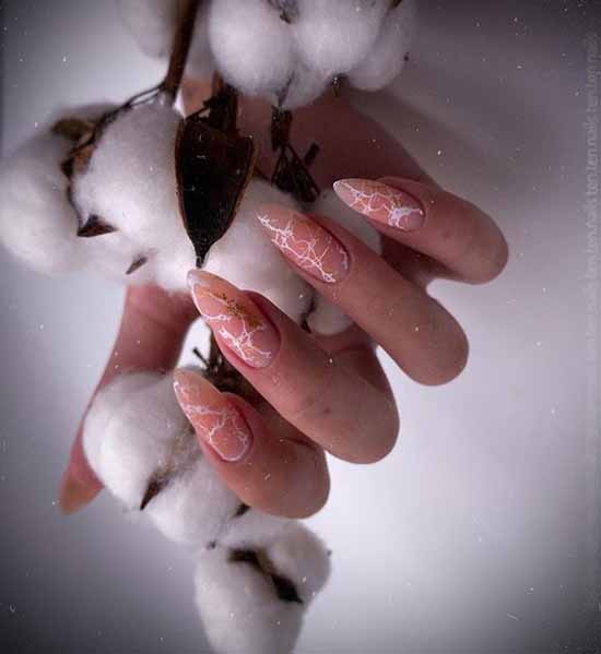 Manucure en marbre 2026: le plus beau design, photo