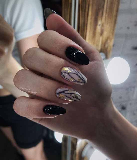 Manucure en marbre 2026: le plus beau design, photo