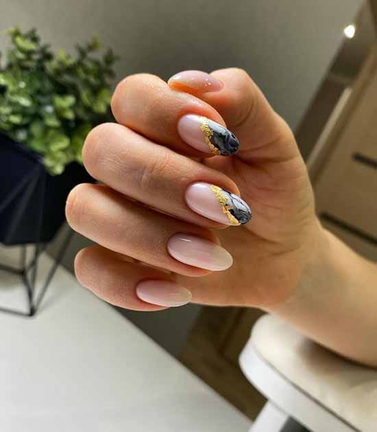 Manucure en marbre 2026: le plus beau design, photo