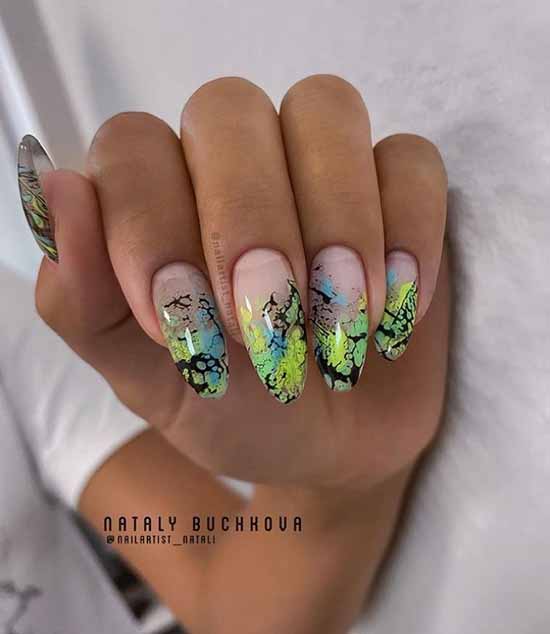 Manucure en marbre 2026: le plus beau design, photo