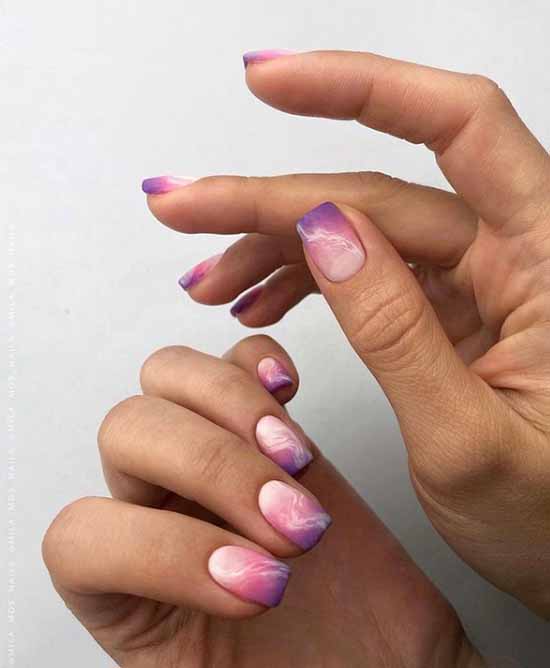 Manucure en marbre 2026: le plus beau design, photo