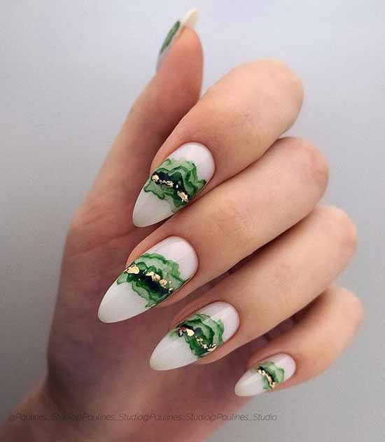 Manucure en marbre 2026: le plus beau design, photo