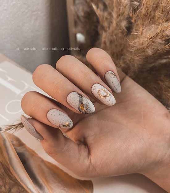 Manucure en marbre 2026: le plus beau design, photo