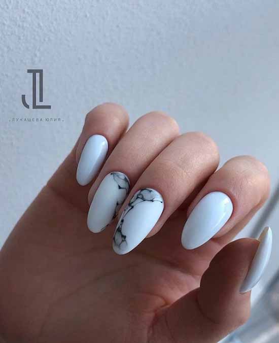 Manucure en marbre 2026: le plus beau design, photo