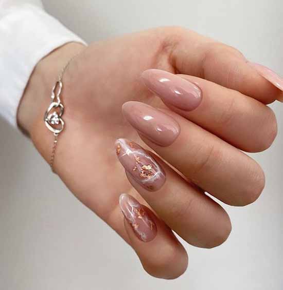 Manucure en marbre 2026: le plus beau design, photo