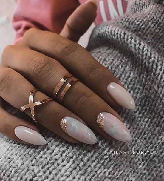 Manucure en marbre 2026: le plus beau design, photo