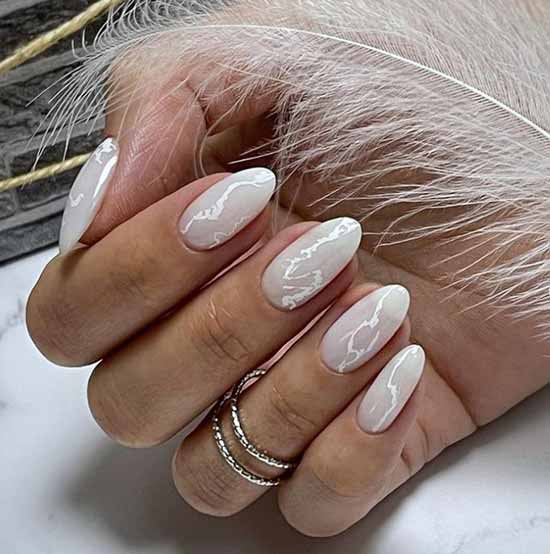 Manucure en marbre 2026: le plus beau design, photo