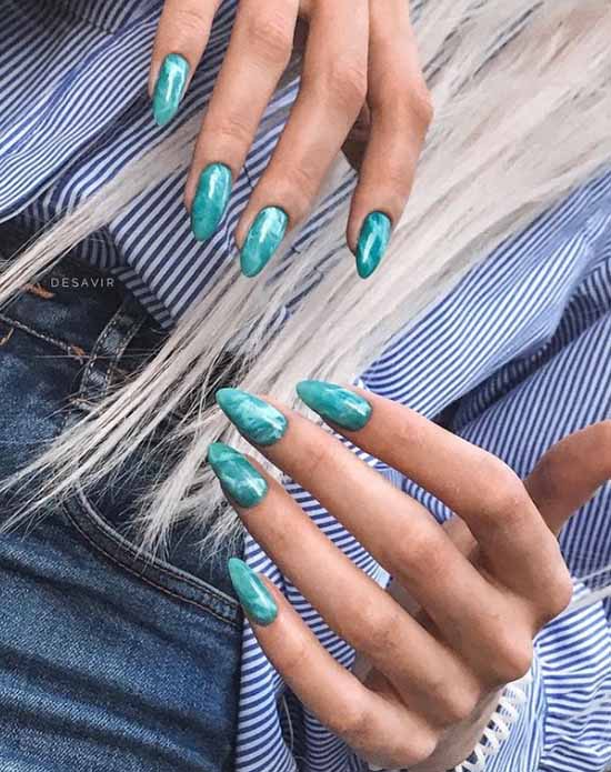 Manucure en marbre 2026: le plus beau design, photo