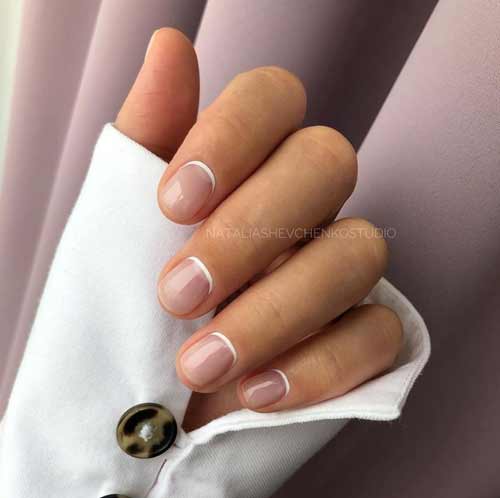 Idées de mode de manucure spatiale négative