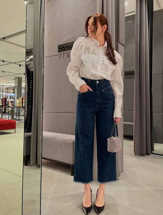 Pantalon large 2026 : quoi porter, photos, idées de looks
