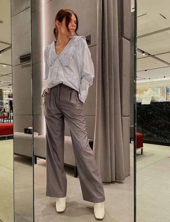 Pantalon large 2026 : quoi porter, photos, idées de looks