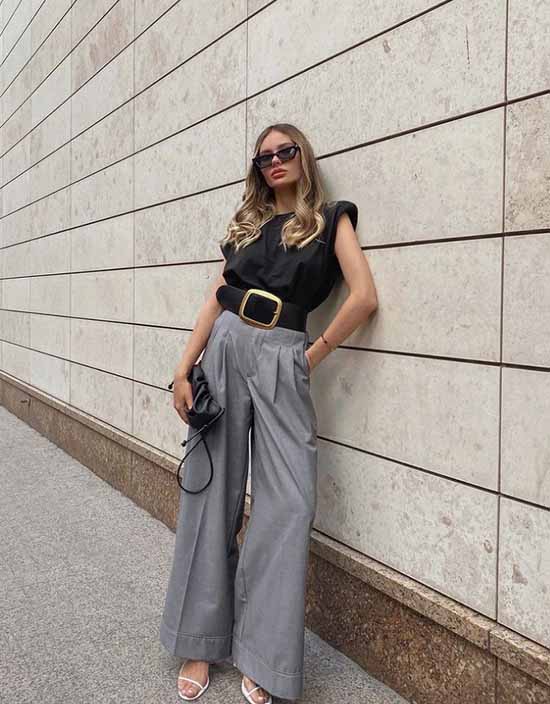 Pantalon large 2026 : quoi porter, photos, idées de looks