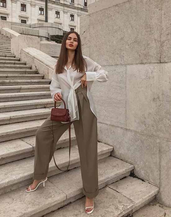 Pantalon large 2026 : quoi porter, photos, idées de looks
