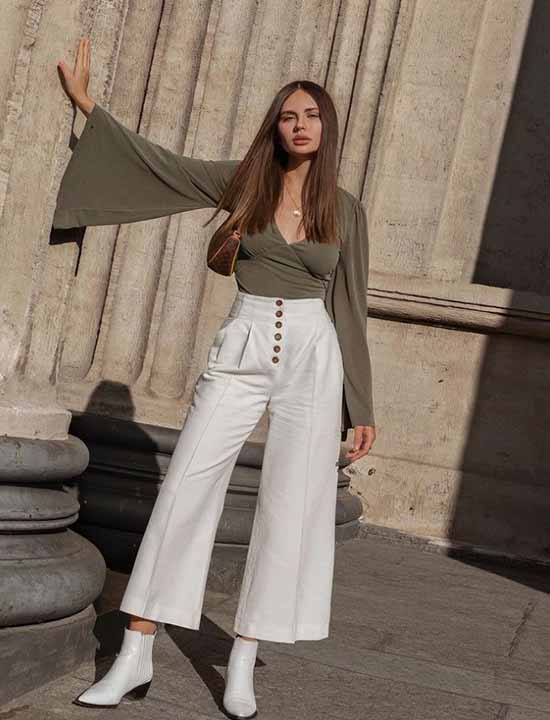 Pantalon large 2026 : quoi porter, photos, idées de looks