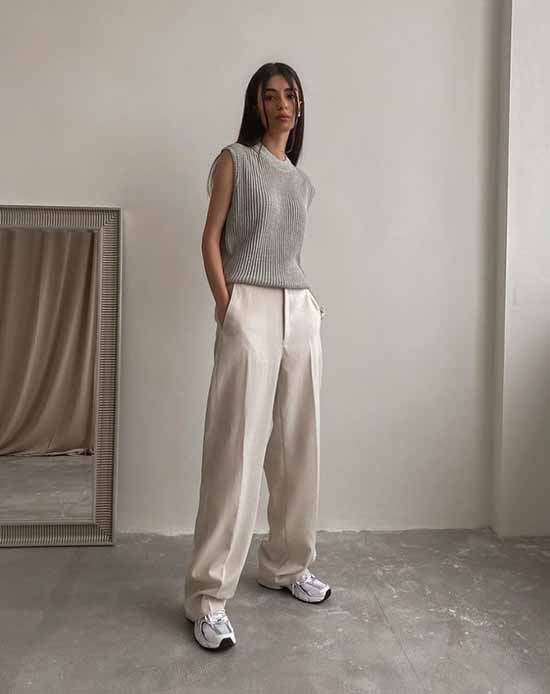 Pantalon large 2026 : quoi porter, photos, idées de looks