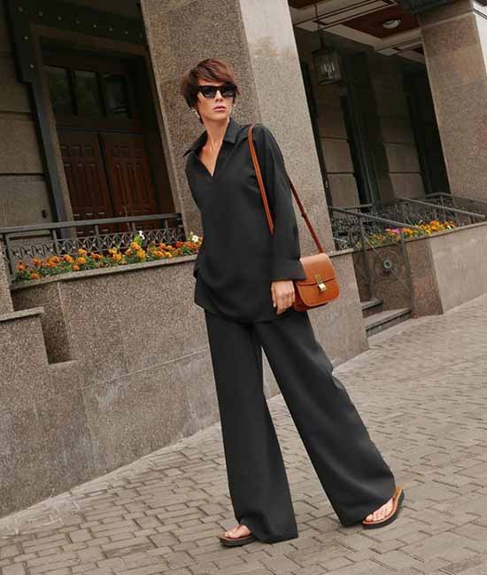 Pantalon large 2026 : quoi porter, photos, idées de looks
