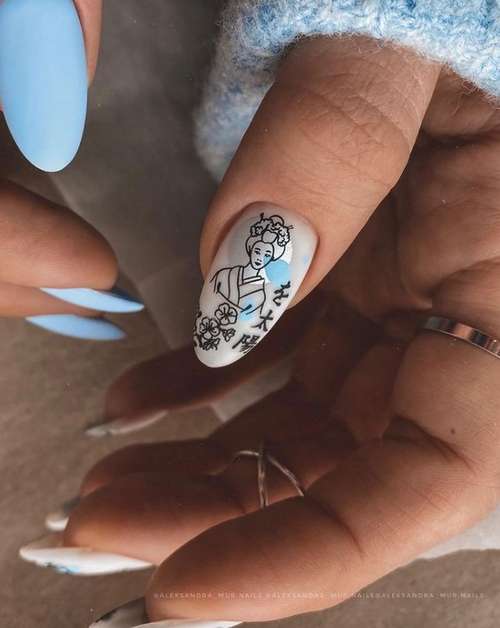 Blue Manicure 2026: Tendances des dessins d'ongles dans les tons bleus