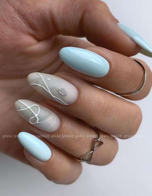 Blue Manicure 2026: Tendances des dessins d'ongles dans les tons bleus