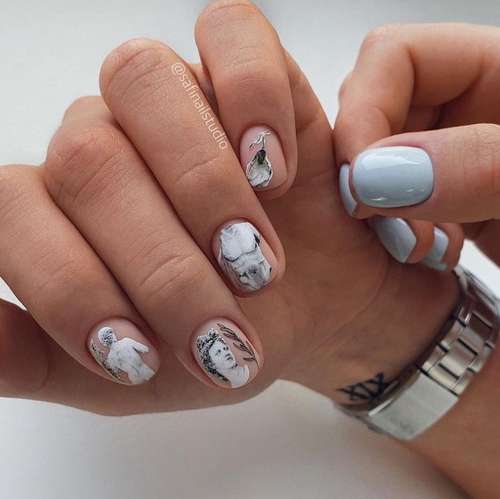 Blue Manicure 2026: Tendances des dessins d'ongles dans les tons bleus