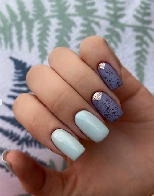 Manucure grise 2025-2026: design, ongles dans les tons gris, photo