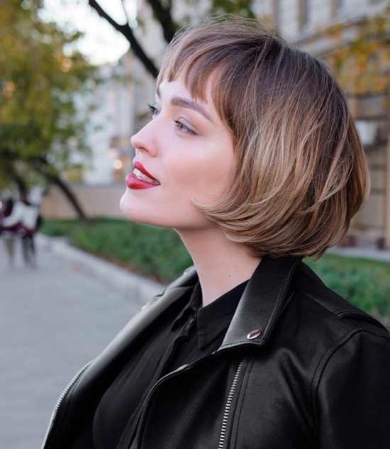 Coupe de cheveux Bob pour cheveux fins et raides