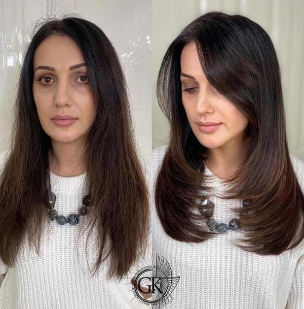 Echelle pour cheveux longs