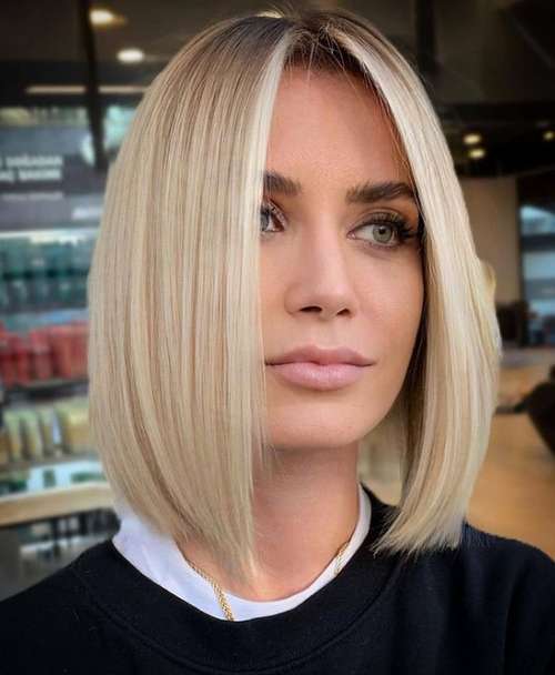 Carré droit aux épaules