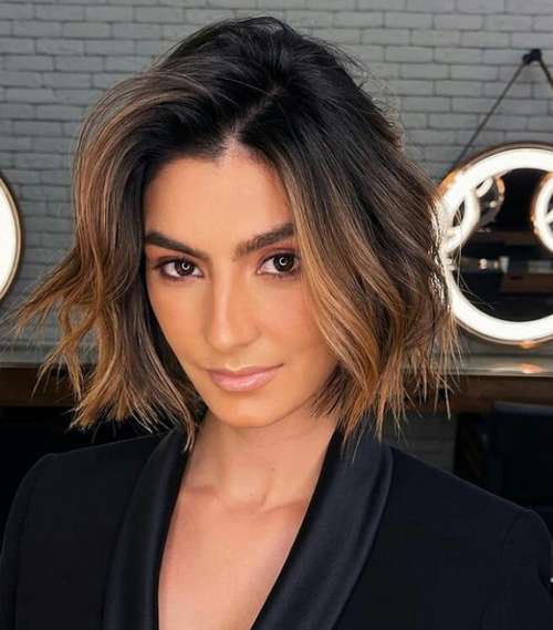 Coupe de cheveux shag