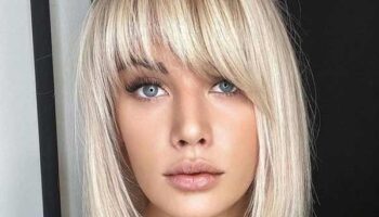 Frange réelle sur la photo