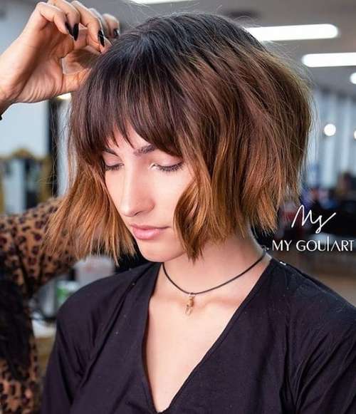 Frange réelle 2026: photos, tendances, tendances de la mode