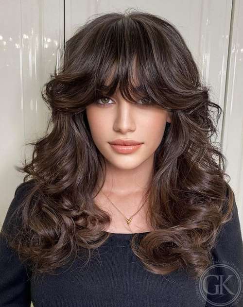 Frange réelle 2026: photos, tendances, tendances de la mode