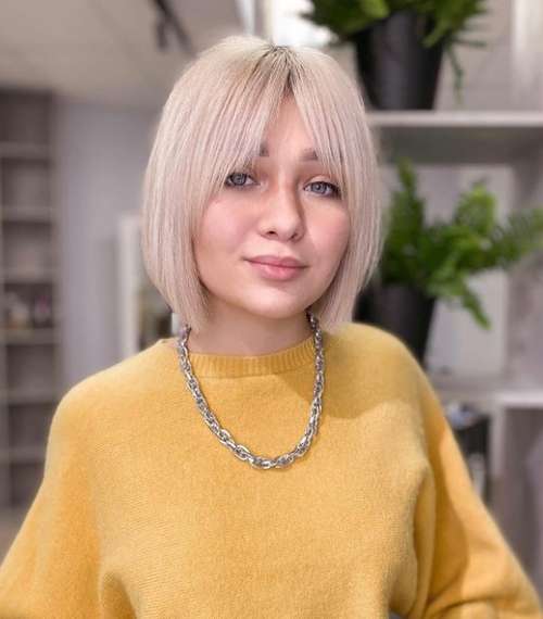 Bob kare avec frange 2026: photos de coupes de cheveux à la mode, tendances