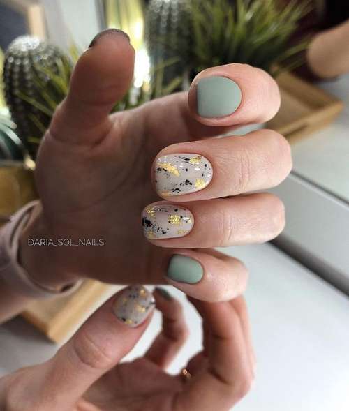 Manucure bicolore: photo, combinaison de deux couleurs dans la conception des ongles