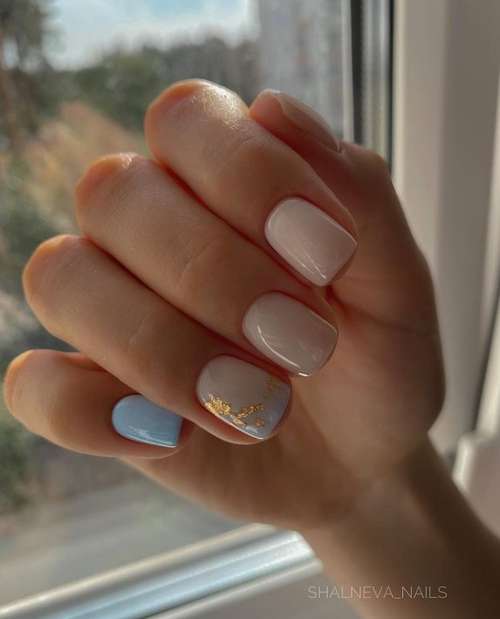 Manucure bicolore: photo, combinaison de deux couleurs dans la conception des ongles