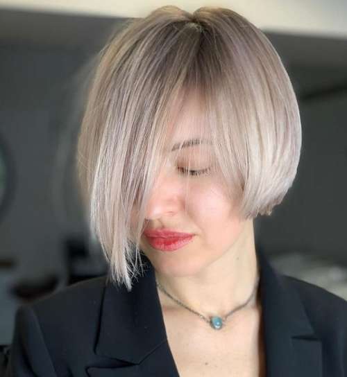 Coupes de cheveux courtes pour les femmes sans frange 2026: photos, actualités mode