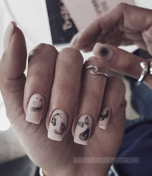 Manucure papillon 2026: nouvelles photos de conception