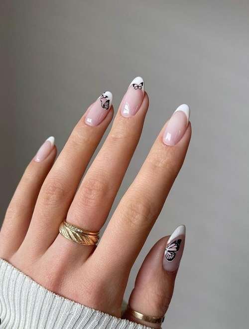 Manucure papillon 2026: nouvelles photos de conception