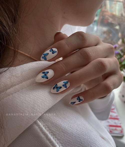 Manucure papillon 2026: nouvelles photos de conception