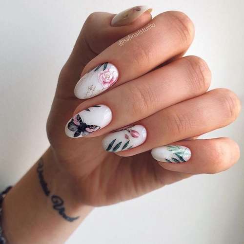 Manucure papillon 2026: nouvelles photos de conception