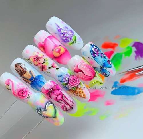 Manucure papillon 2026: nouvelles photos de conception