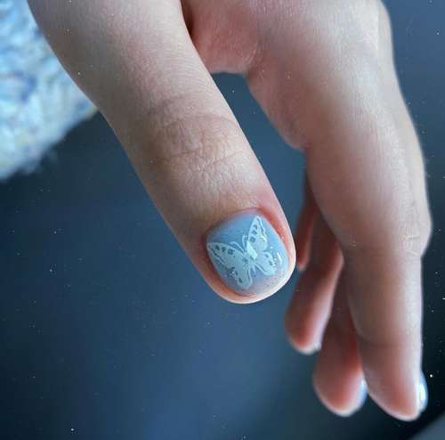 Manucure papillon 2026: nouvelles photos de conception