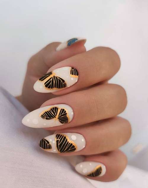 Manucure papillon 2026: nouvelles photos de conception