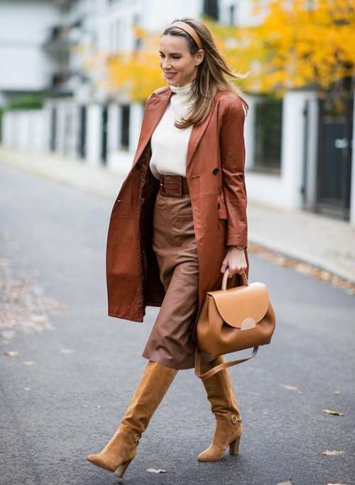 Jupe midi 2026: quoi porter, les mannequins en photo