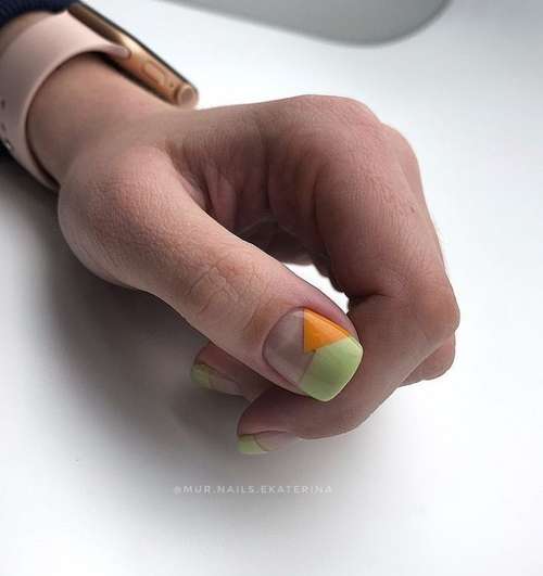 Veste colorée pour ongles courts: design photo 2026, tendances