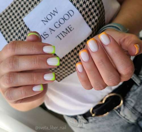 Veste colorée pour ongles courts: design photo 2026, tendances
